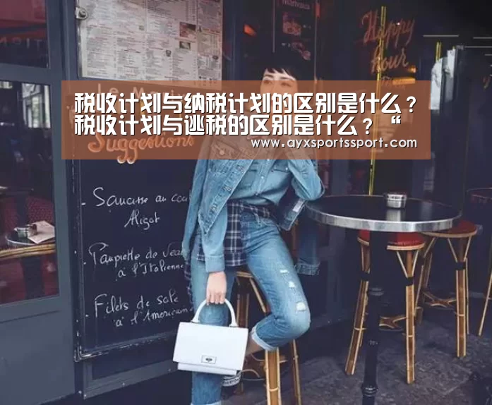税收计划与纳税计划的区别是什么?税收计划与逃税的区别是什么?“爱游戏体育(中国)官方网站 - AYX SPORTS直播”(图1) 爱游戏体育(中国)官方网站 - AYX SPORTS